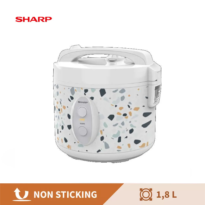 Sharp Rice Cooker Penanak Nasi Non-Sticking 1.8 Liter - KS-G18MP WT
